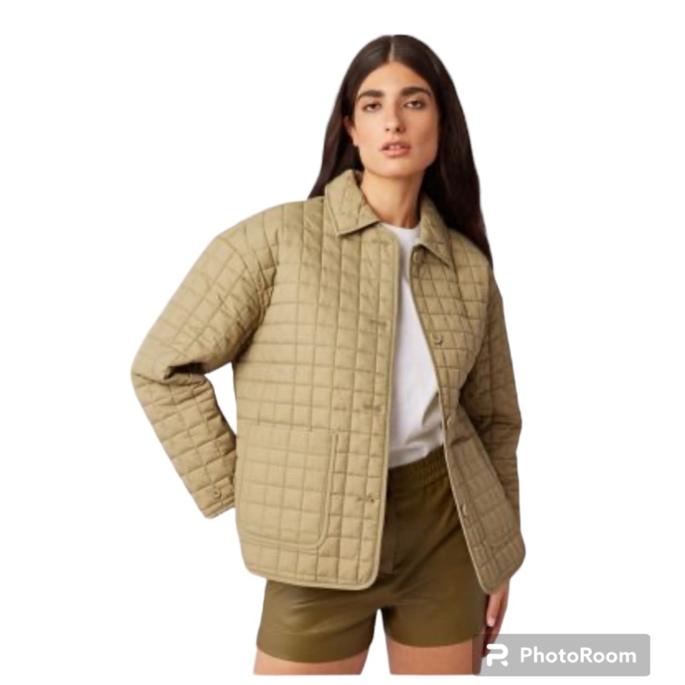 Hudson North Women’s Olive Quilt Polyfill Lightweight Jacket Size M NWT - Picture 2 of 16